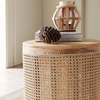 Woodland Haven Storage Wooden Side Table Elegant Design