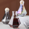 Modern Diamond Inspired Glass Tumbler 5 Piece Drinkware Set