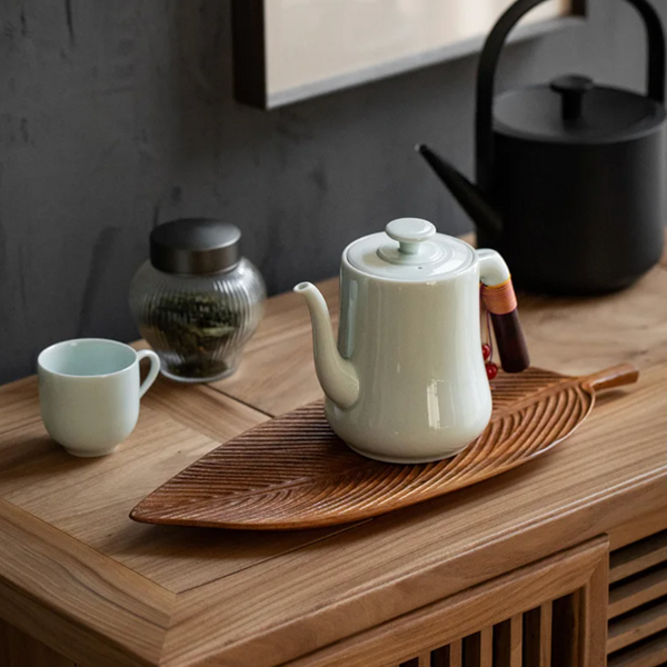 Eco Friendly Walnut Leaf Dinner Plates Natural Tableware