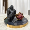 Premium Natural Marble Serving Tray For Home Decor Vanity Organization