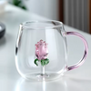 Blossom Glass Teapot and Cup Set