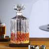 Elegant Luxury Glass Spirit Decanters For Premium Home Bar Display