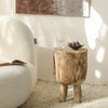 Vintage Solid Wood Plant Stand Rustic Home Decor Display