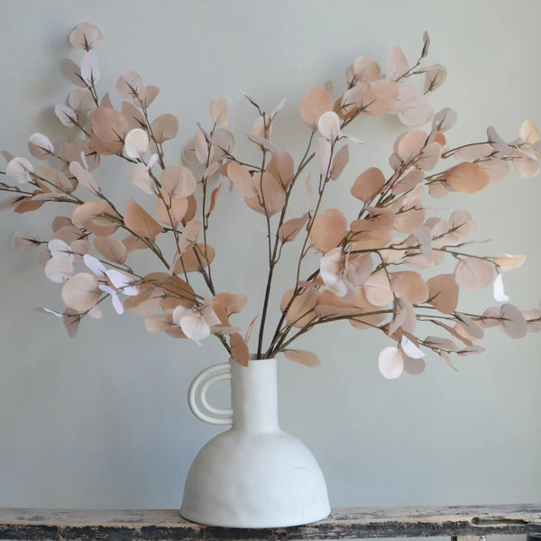 Realistic Faux Lunaria Branch For Elegant Home Centerpiece And Wedding Decor