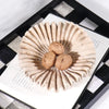 Organic Faux Travertine Sculptural Centerpiece For Modern Home Decor