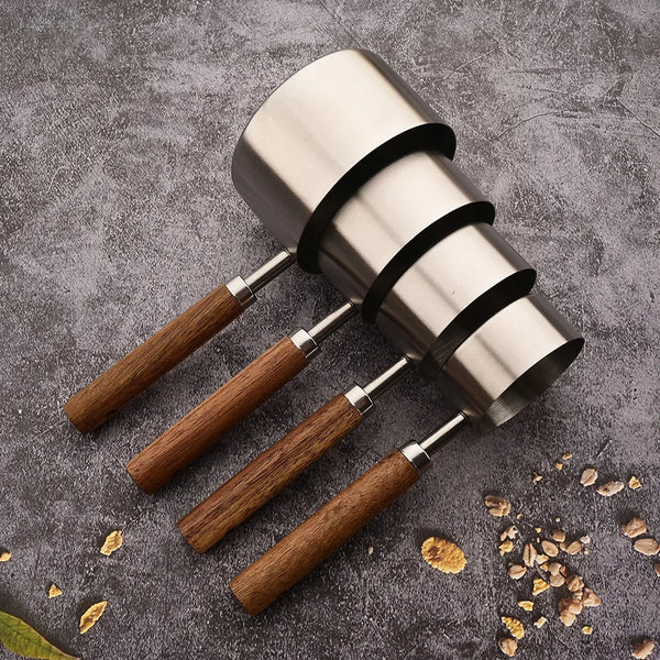 Rustic Elegant 8-Piece Measuring Spoon Set For Baking Kitchen Decor