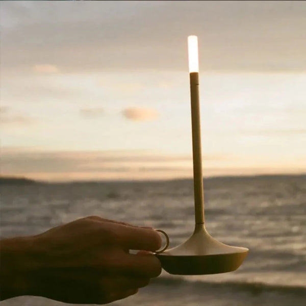 Portable Candle Lantern Rechargeable With 8 Hour Battery Life Elegant Decor