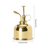 Premium Brass Gold Plant Spray Bottle Decorative Botanical Mist Sprayer