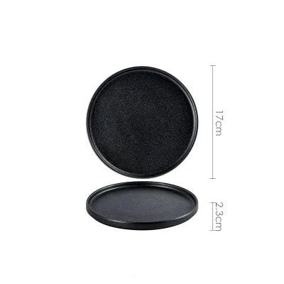 Minimalist 9 Piece Stoneware Dinner Plate Set For Home Dining