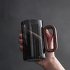 Akari Minimalist Heat Resistant Glass Mug For Tea Coffee