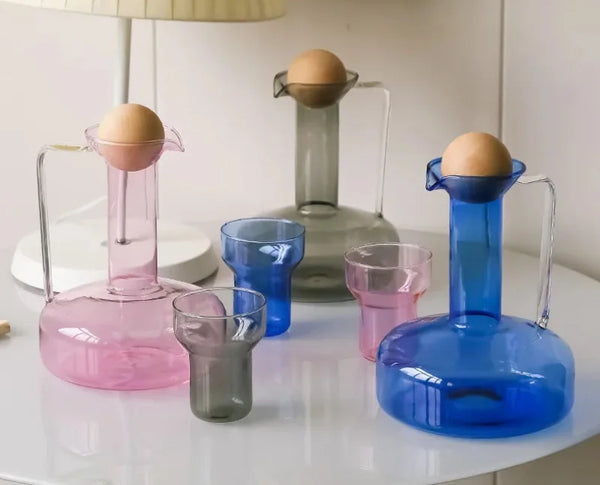 Bubble Spout Glass Kettle Set