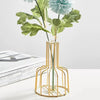 Gold Wire Cage Vase Home Decor Centerpiece Elegant Luxury Metal Flower Holder