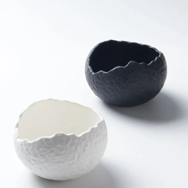 Sculptural Ceramic Serving Bowl For Modern Dessert Table And Home Decor