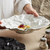 Coastal Tidal Ripple Decorative Serving Bowl For Elegant Dining