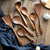 Premium Acacia Wood 8 Piece Cooking Kitchen Utensil Set
