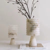 Exquisite Handcrafted White Onyx Flower Vase Home Decor