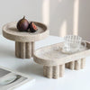 Luxury Faux Travertine Decorative Stands For Modern Home Decor