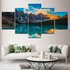 Nature Landscape 5 Piece Canvas Wall Art Premium Home Decor