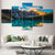 Nature Landscape 5 Piece Canvas Wall Art Premium Home Decor