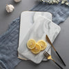 Elegant Gold Trim Marble Cutting Board For Kitchen Food Prep And Serving