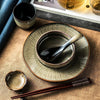 Ikari 5 Piece Ceramic Dinnerware Set With Smooth Glaze Finish