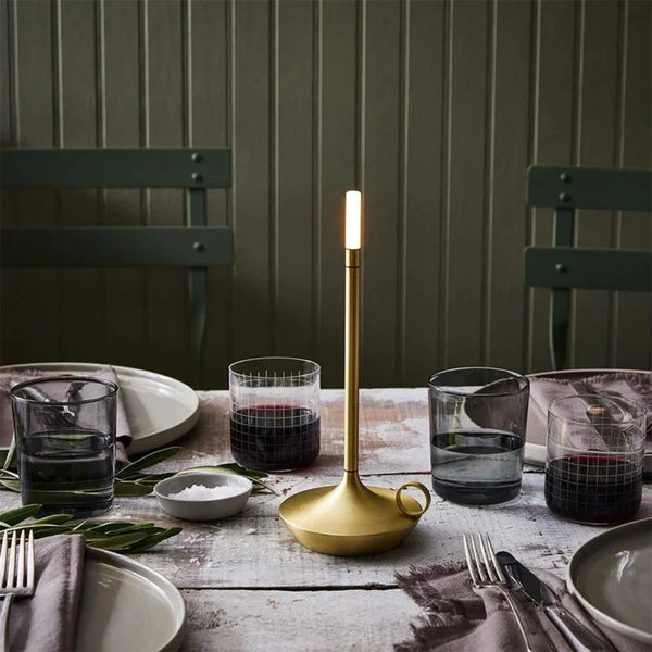 Portable Candle Lantern Rechargeable With 8 Hour Battery Life Elegant Decor