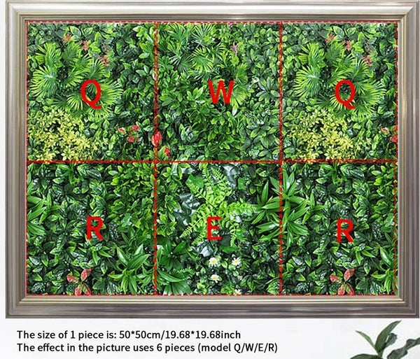 Enhanced Artificial Plant Wall Panels For Indoor Greenery