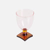 Charmed Colorblock Glass Goblet