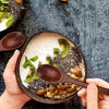 Handmade Coconut Shell Bowl And Spoon Set For Natural Kitchen Serving