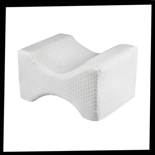 Ergonomic Knee and Leg Memory Foam Pillow for Side Sleepers Posture Support