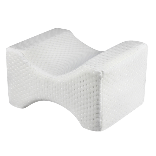 Ergonomic Knee and Leg Memory Foam Pillow for Side Sleepers Posture Support