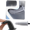Premium Silicone Toilet Brush With Flat Head For Deep Cleaning