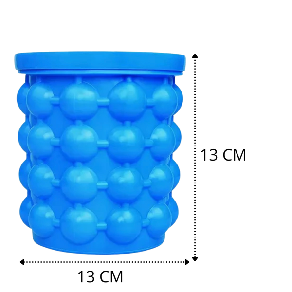 Premium Silicone Ice Cube Maker And Bottle Storage For Easy Chilling