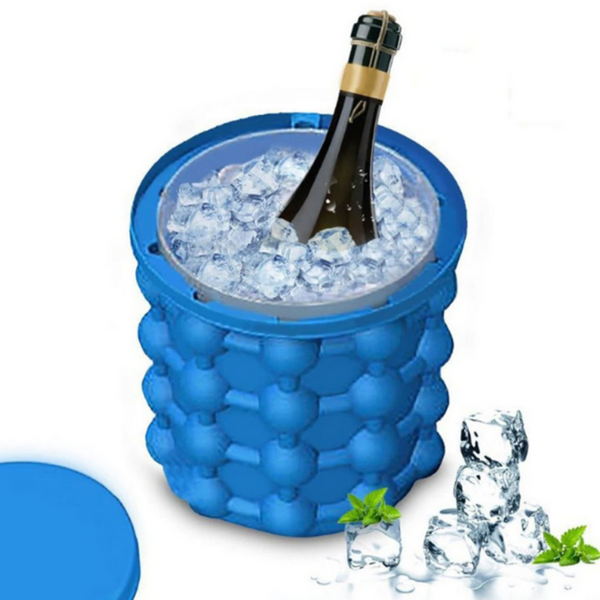 Premium Silicone Ice Cube Maker And Bottle Storage For Easy Chilling