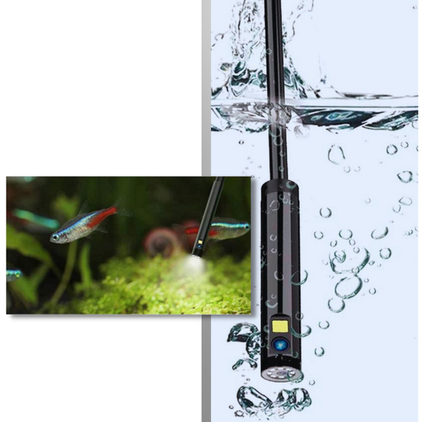 Smart Endoscopic Camera With HD IPS Display And Adjustable Brightness
