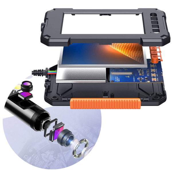 Smart Endoscopic Camera With HD IPS Display And Adjustable Brightness