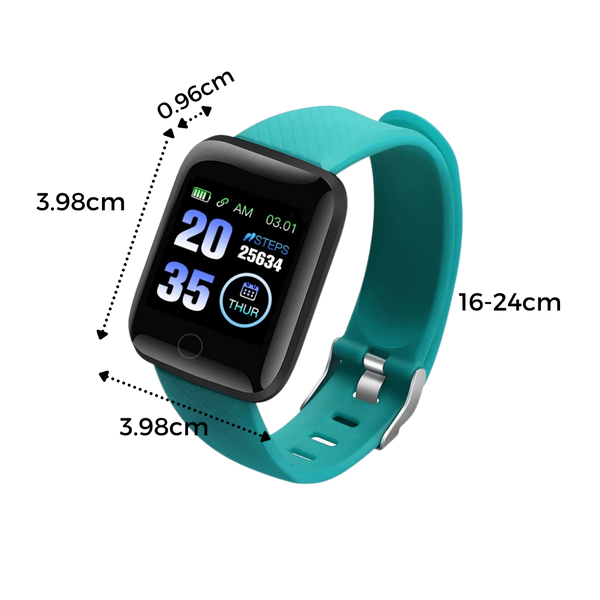 Touchscreen Smart Watch With Real Time Activity Tracking And Large HD Display