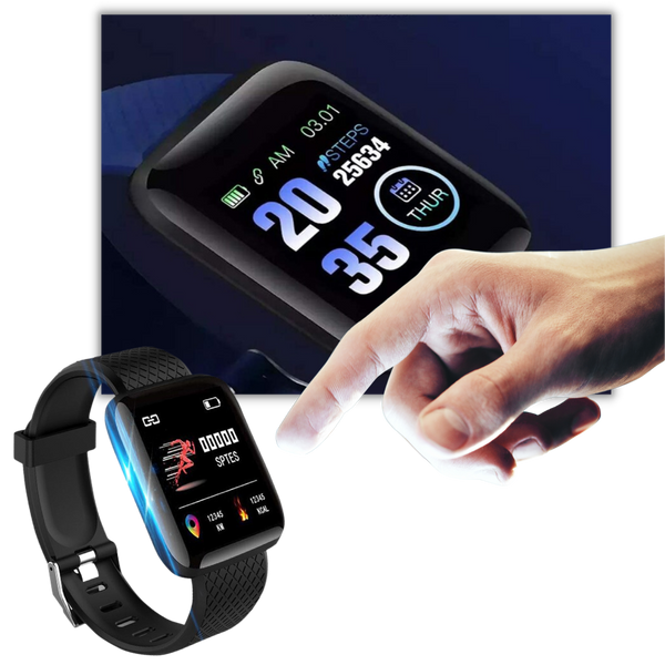 Touchscreen Smart Watch With Real Time Activity Tracking And Large HD Display