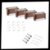 Solar Step Lights 4 Pack Warm Weatherproof Stair Illumination