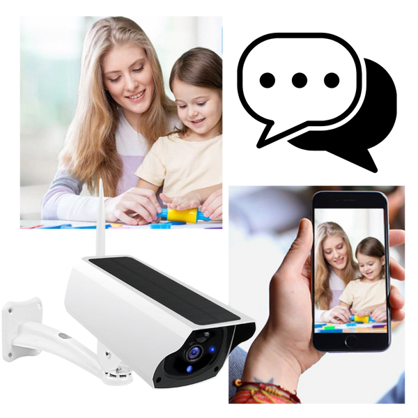 Solar Powered 1080p Surveillance Camera With Motion Detection