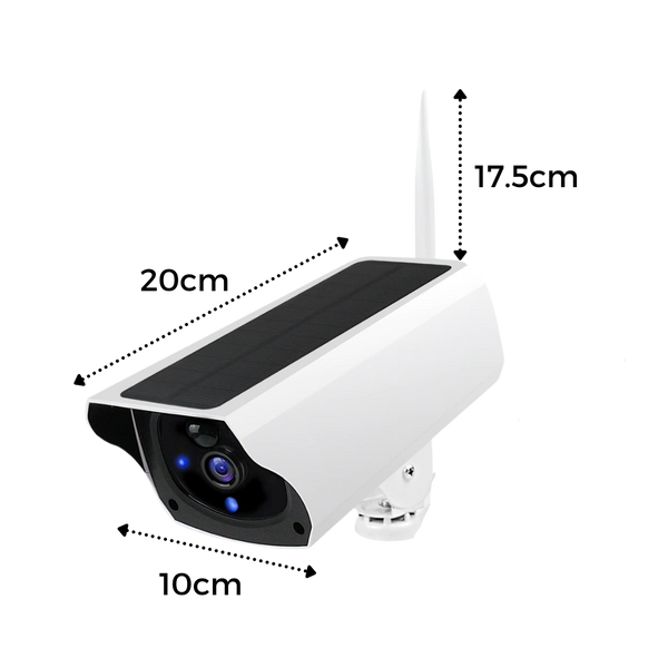 Solar Powered 1080p Surveillance Camera With Motion Detection