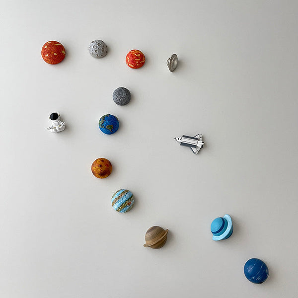 Space Crafts Planet Magnet Figurines
