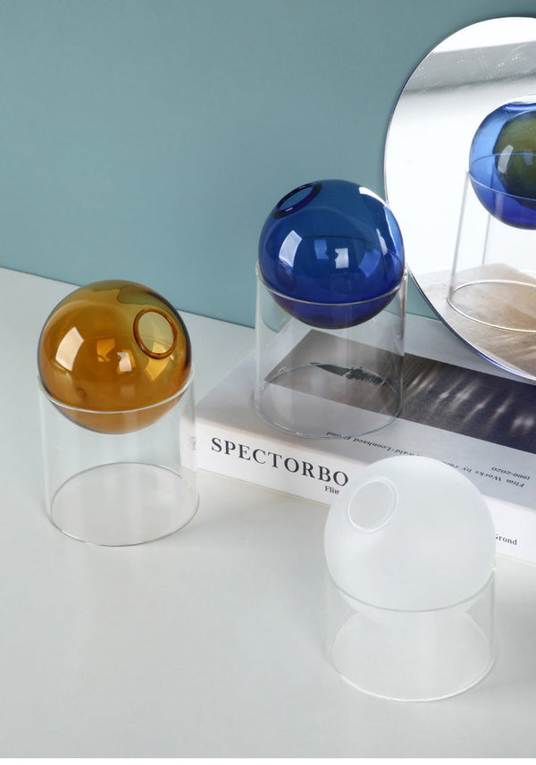 Sphere Balance Glass Vase