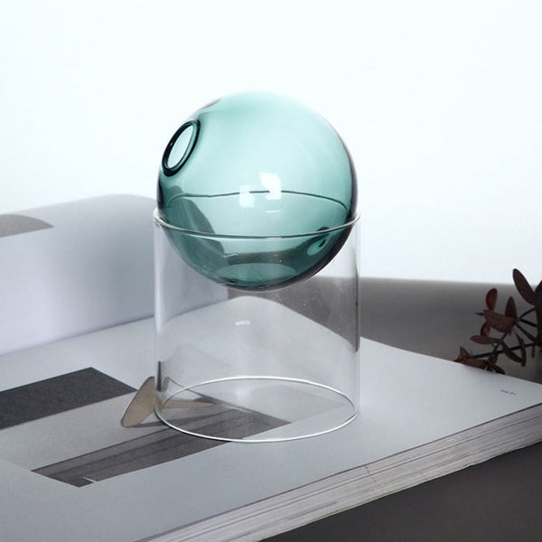 Sphere Balance Glass Vase