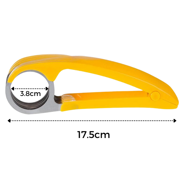 Premium Stainless Banana Slicer For Fast Even Slices Every Time