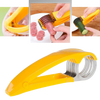 Premium Stainless Banana Slicer For Fast Even Slices Every Time