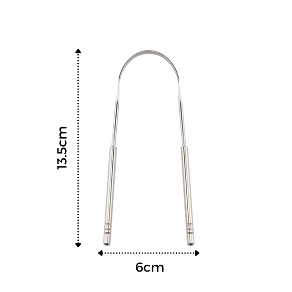 Stainless Steel Tongue Scraper For Fresh Breath And Clean Mouth