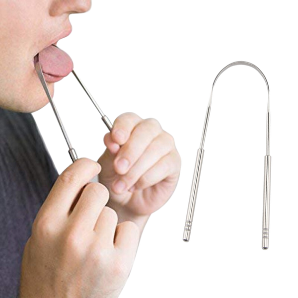 Stainless Steel Tongue Scraper For Fresh Breath And Clean Mouth