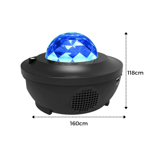 Starry Night Sky Projector With Bluetooth Speaker For Relaxing Ambience