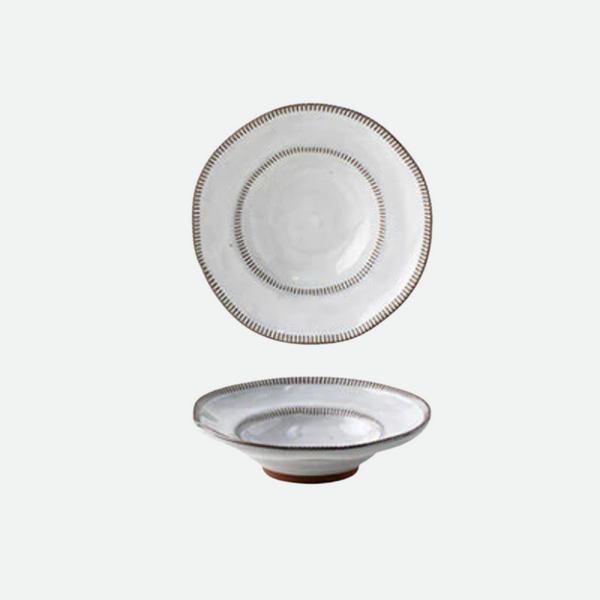 Stitch Row Ceramic Bowl